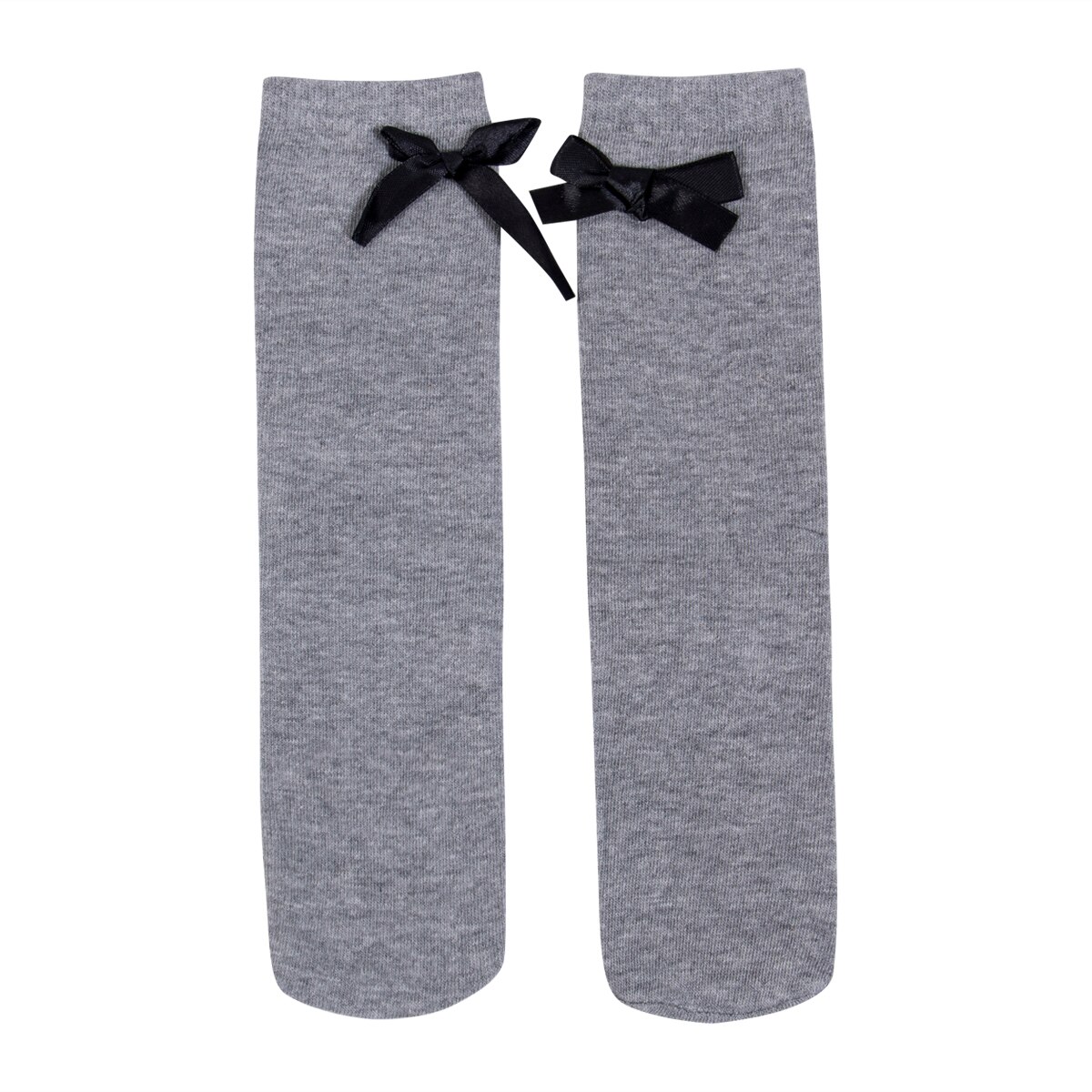 Babymeisje peuter kinderen kniehoge katoenen panty's strik kant ruche kousen 1-8y voor babymeisjes: C