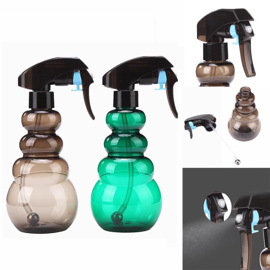 Hairdressing Spray Bottle 200ML Hair Humidification Transparent Sprayer Manual Press 200ml Double Color Bottle 2U0705
