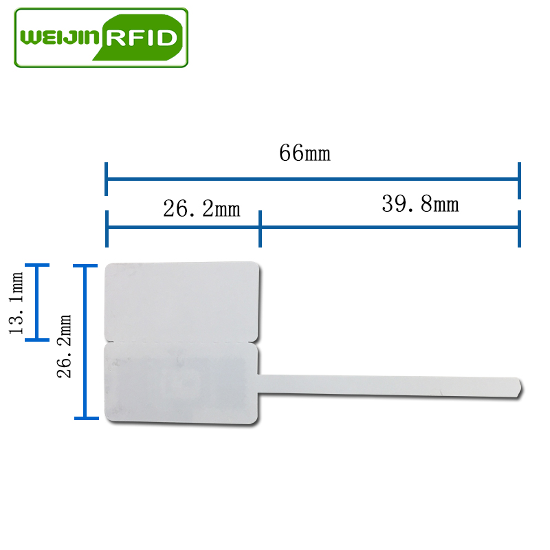 UHF RFID jewelry Jewellery watch tag EPC 6C sticker 915m 868m 860-960MHZ M4e small adhensive printable passive RFID PET label