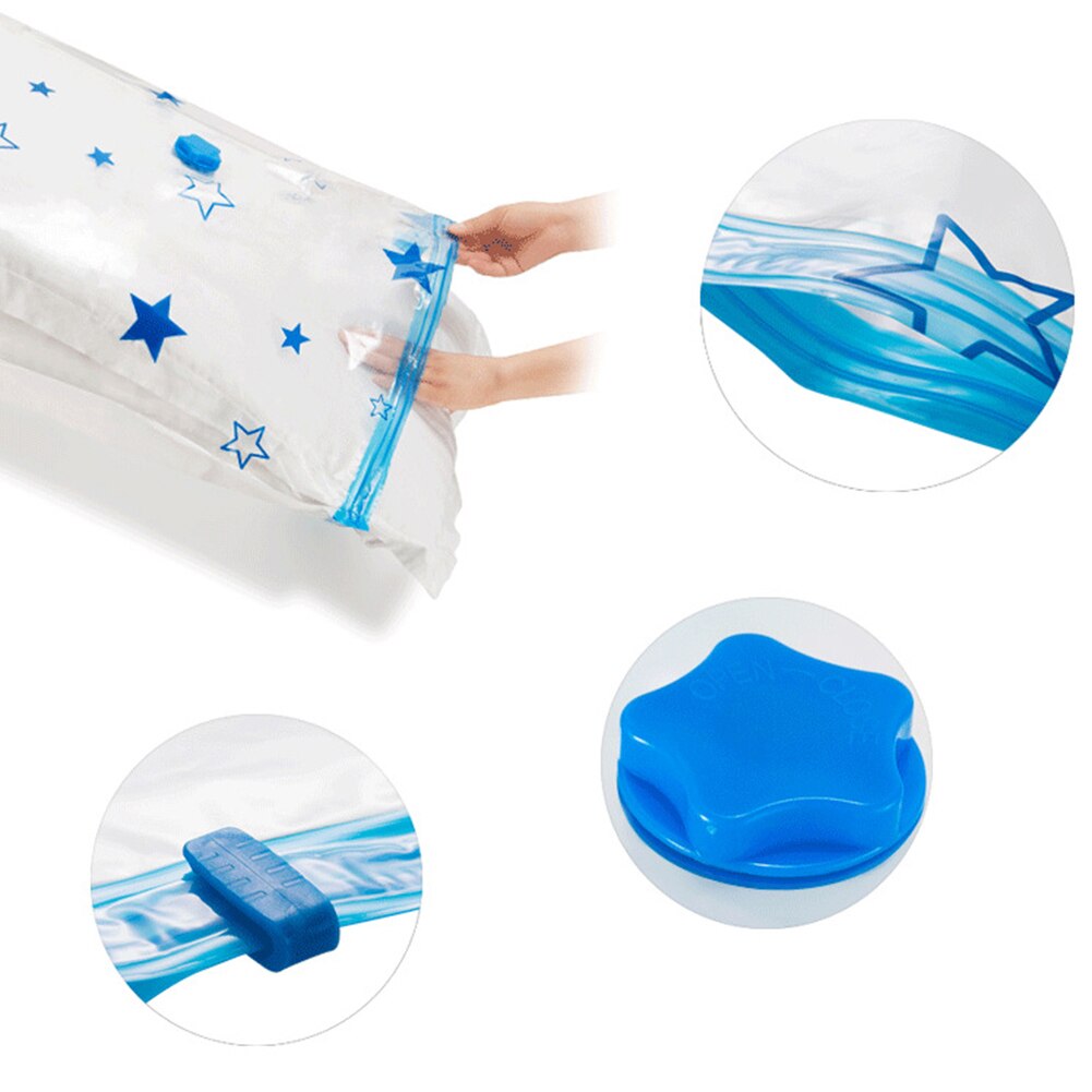 Dekbed Kussen Kleding Vacuüm Opbergtas Herbruikbare Eco-vriendelijke Verpakking Zakken Duurzaam Reizen Bagage Organizer Pouch