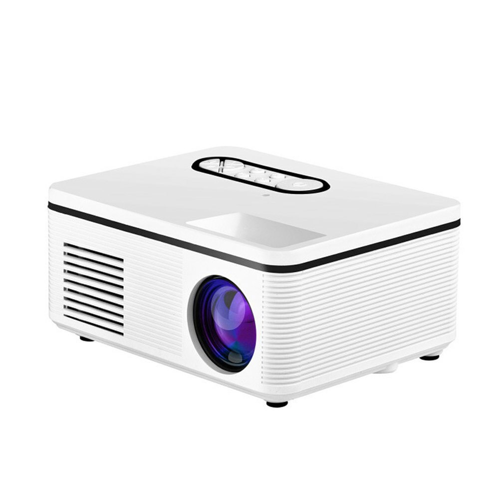 S361 Portable Mini Projector 1080P HD 400 Lumen LED Projector Built-in Speaker Home Media Player Projector HD LED Multimedia