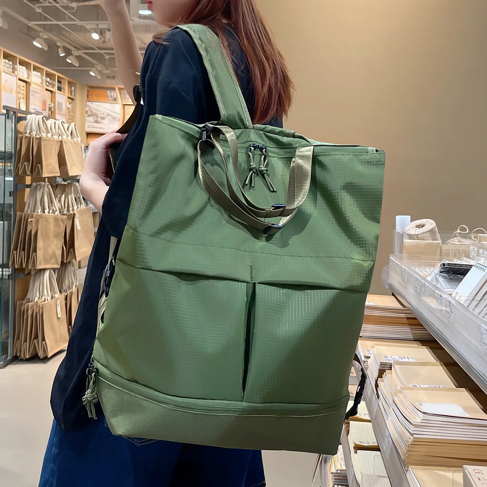 Große Kapazität Männer Rucksack Nylon wasserdichte Sporttasche für Frauen Reise Rucksack Trend Schult aschen Rucksack Freizeit Handtasche