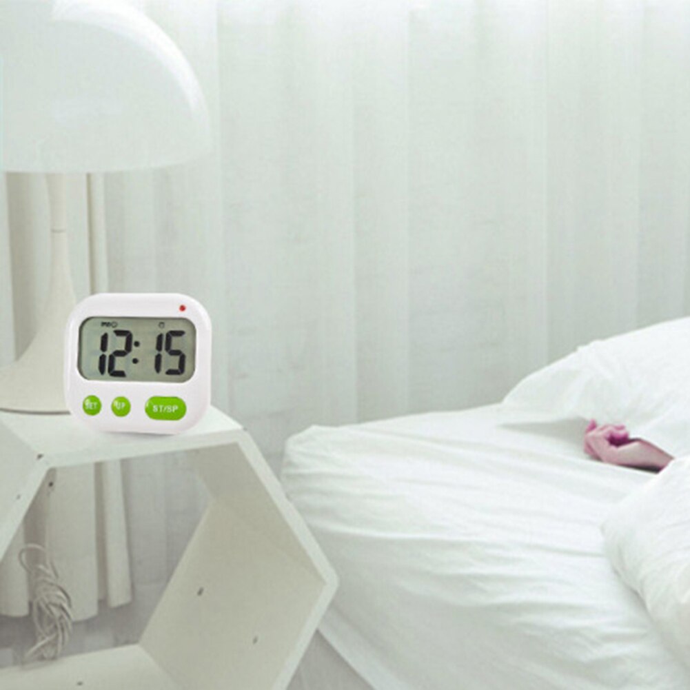 Digital Alarm LED Alarm Clock Digital Electronic Vibration Backlight LED Digital Timer Electronic Desktop Student Alarm Clock