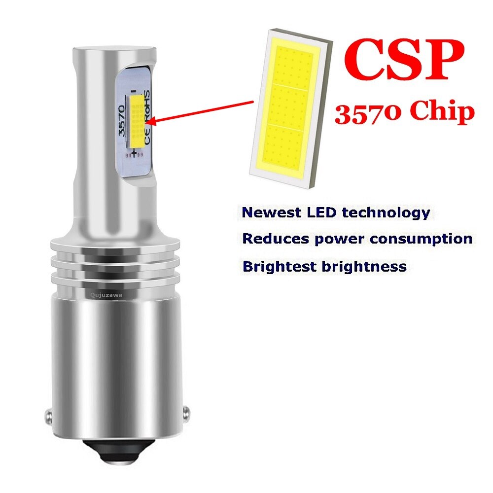 2pz 1156 BA15S P21W 7506 super Luminoso CSP 3570 portato auto Lampadina Della coda Del Freno auto inversione Lampada Indicatori di direzione di giorno Corsa e jogging Luce