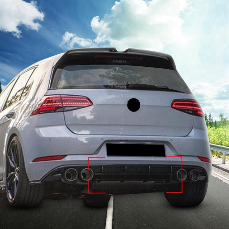KARPAL Rear Bumper Lower Lip Diffuser Spoiler For 2017-2023 Tesla Model 3 - Splitter Valance