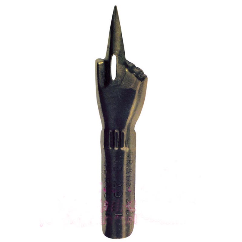 Hand Shape Stainless Steel Oblique Calligraphy Copperplate Script Dip Pen Nib