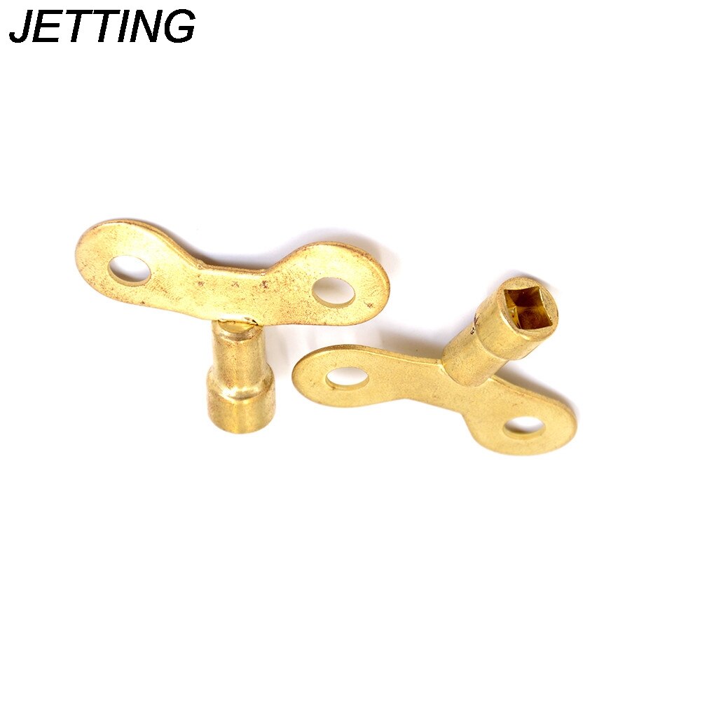 2pcs/lot key for water tap Solid Brass Special lock Radiator Plumbing Bleed Key Square Socket Hole Water Tap Faucet Key
