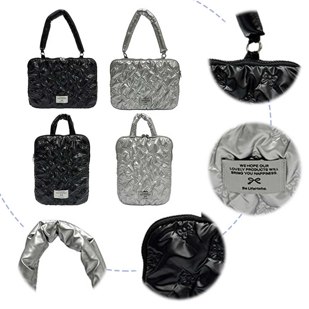 13-inch laptop draagtas Esthetische laptophandtas Schokbestendige tablethoes Computerhoes voor dames en meisjes