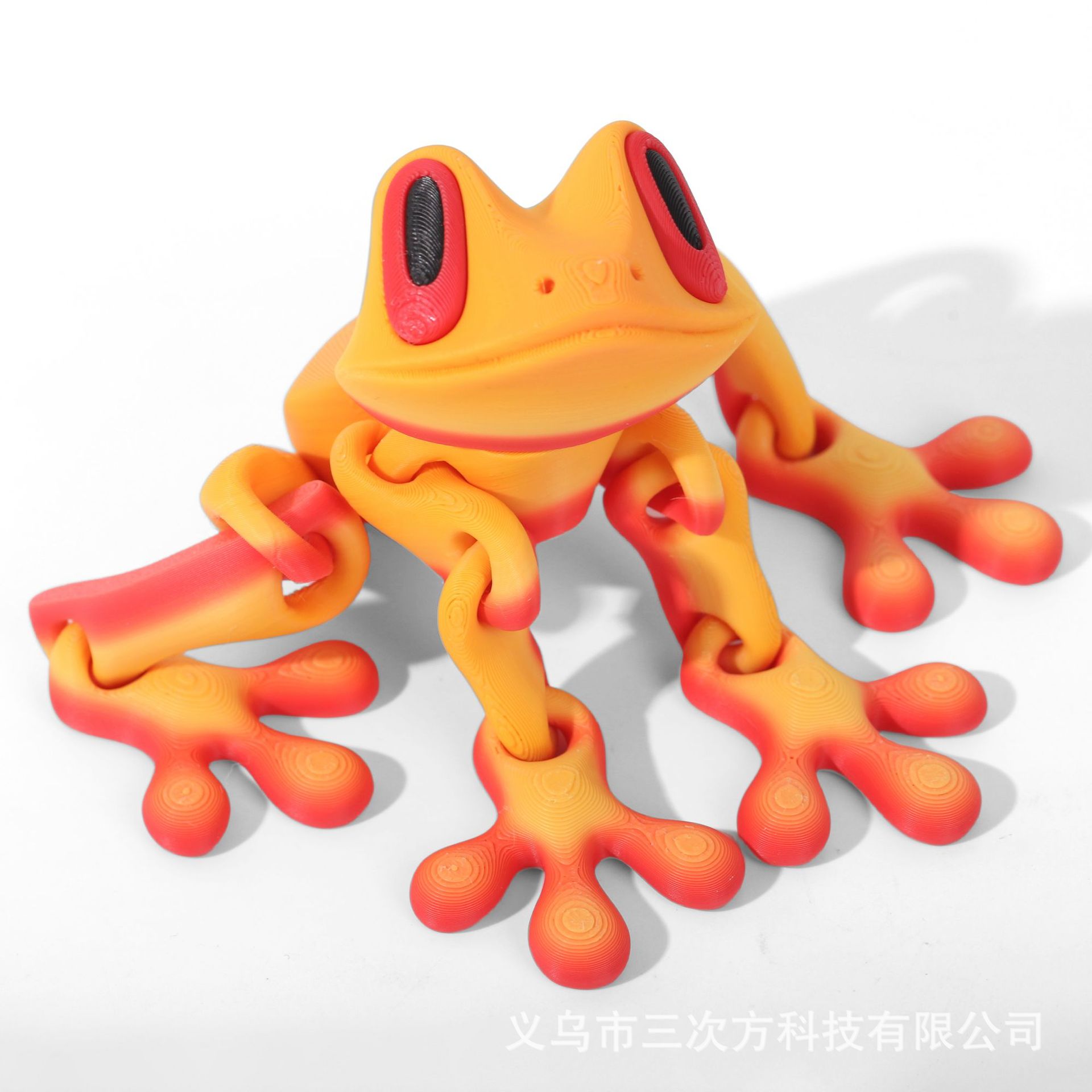 1pc koelkastmagneten in de vorm van een kikker, serie 3d, print met cartoonafbeelding van een kikker, magnetisch keukenaccessoire: Bordeauxrood