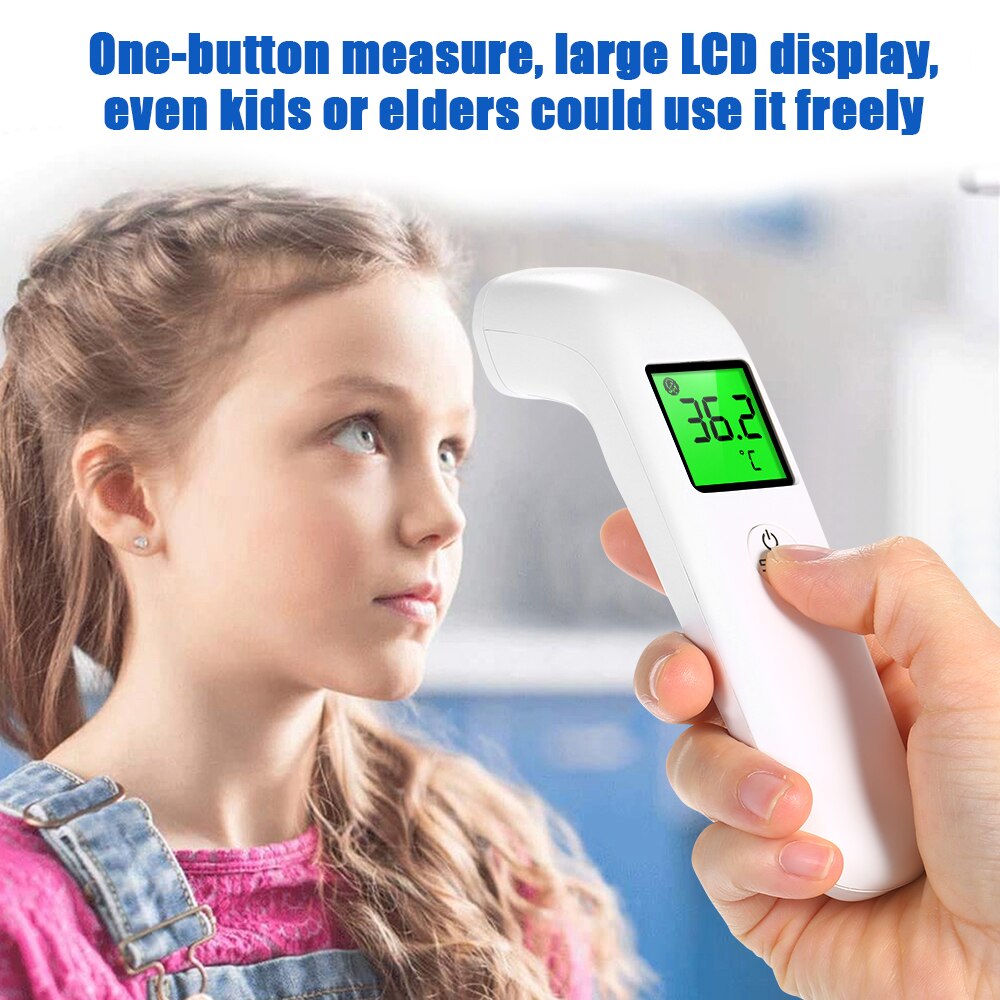 Digital Thermometer Forehead Non-Contact Body Termometro Infrared LCD Adult Body Fever IR Children Thermometer