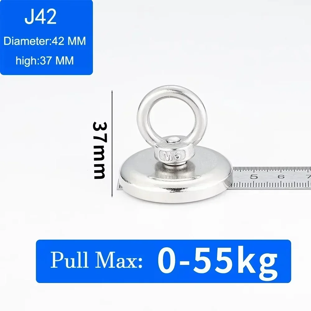 Neodym Magnet Super starke Winkel magnete Haken Hoch leistungs Magnet mit Senkloch Augen schraube Neodym Magnet Magnet: 4M / grau