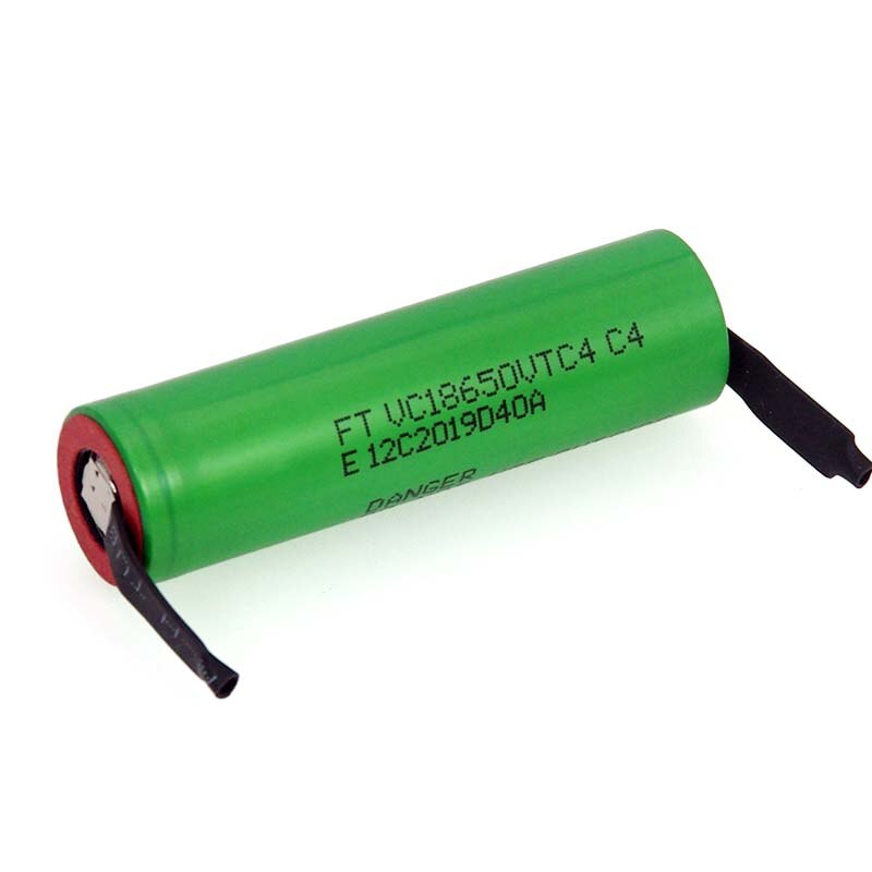 VariCore 3.6V 18650 VC18650VTC4 2100mAh VTC4 20A 30A Discharge Rechargeable battery Welding Nickel Sheet