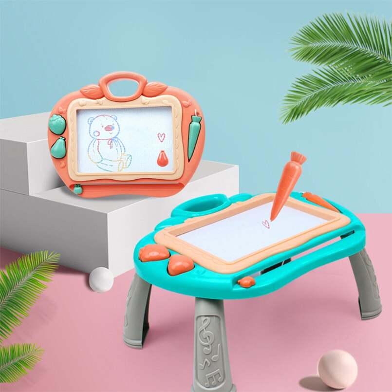 Brinquedos magnéticos de 36*17cm, para mesa, para meninos e meninas, para escrita e pintura, quadro, arte e aprendizagem brinquedo infantil