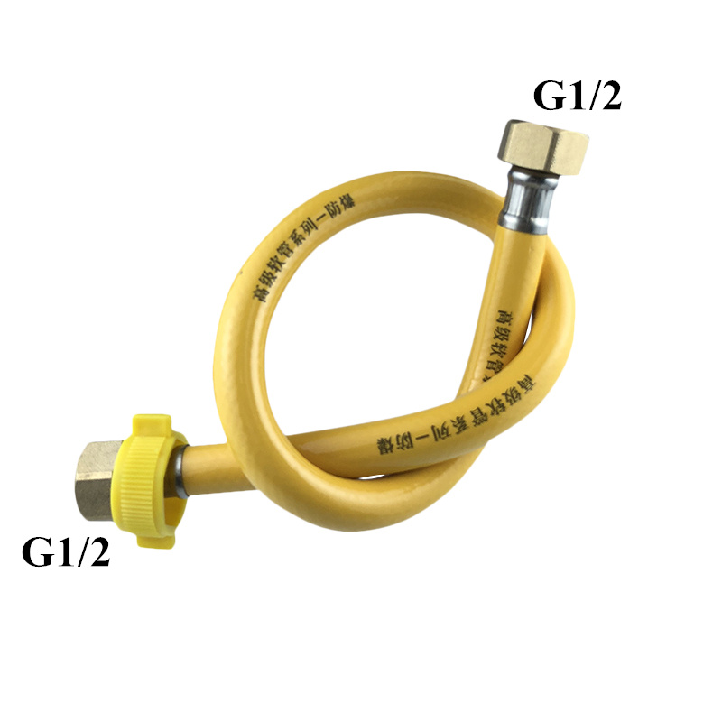 20CM-100CM Plumbing HoseKitchen Bathroom Closestool Inlet Output Double Thickness for Cold and Water G1/2 Pipe Hoses