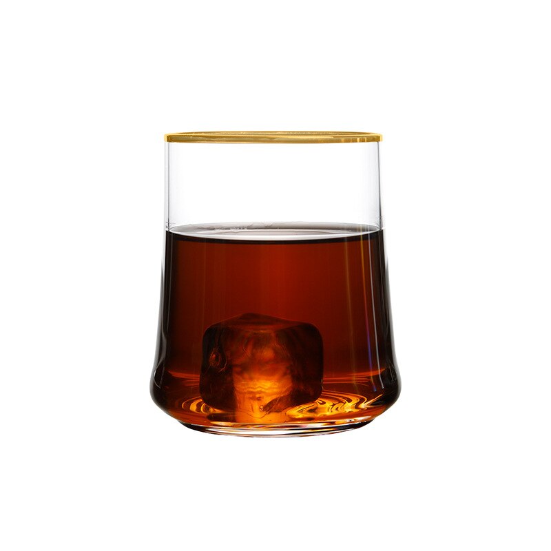 Taza de agua de vidrio Simple para el hogar, vaso de té de Vidrio colorido , bebida fría de jugo, whisky, juego de vino de cerveza