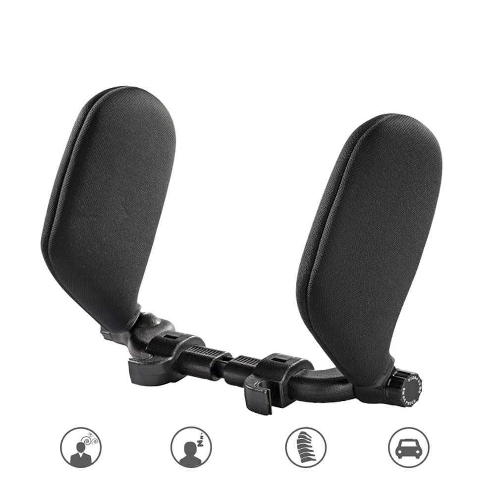 Auto Car Seat Headrest Travel Rest Neck Pillow Support for Kid And Adults Children Auto Seat Head Cushion Car Pillow Car Styling: Black