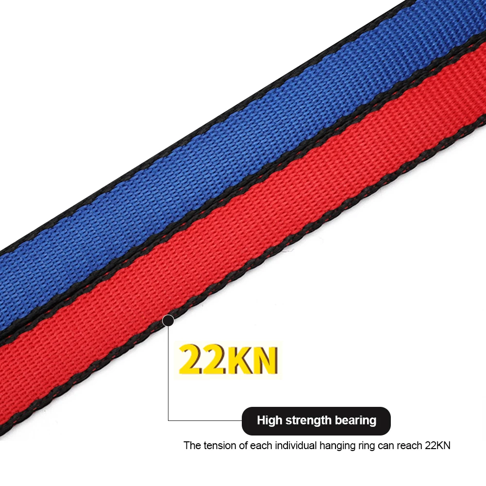 Ceinture d'escalade 22kN, fournitures de protection, ceintures portables en Polyester haute résistance, équipement d'extérieur