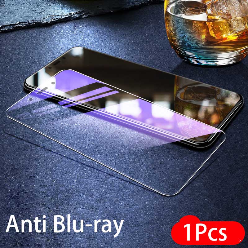 3Pcs/lot Full Tempered Glass For iPhone XR Screen Protector 9H 2.5D Anti Blu-ray Toughened glass: 1Pcs Anti Blu ray