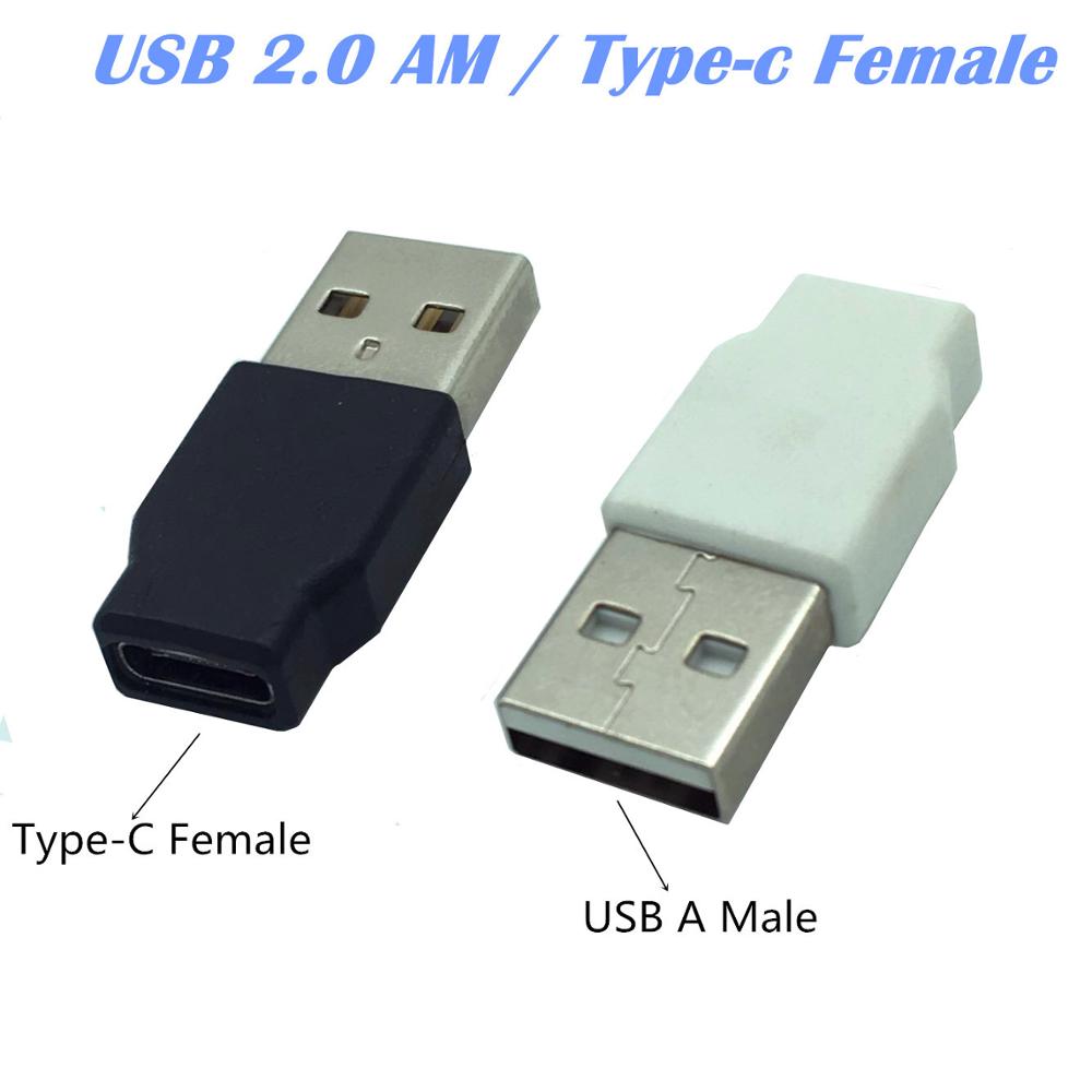USB2.0 (Type A) Male Naar USB3.1 (Type-C) vrouwelijke Usb Data Sync & Charge Adapter