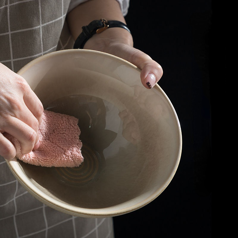 8 Inch Retro Ceramic Ramen Bowl Bamboo Hat Large Soup Bowls Household Fruit Beef Instant Noodle Bowl Japanese Commerce Tableware