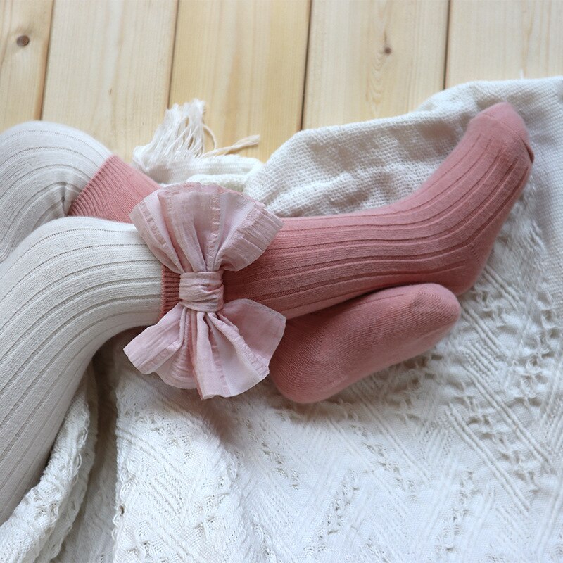 Zakolanówki dziecięce dla dziewczynek skarpetki dziecięce skarpety dziecięce wiosenne bawełniane siatkowe oddychające nowonarodzone letnie skarpetki: pink / L (3-5Years)