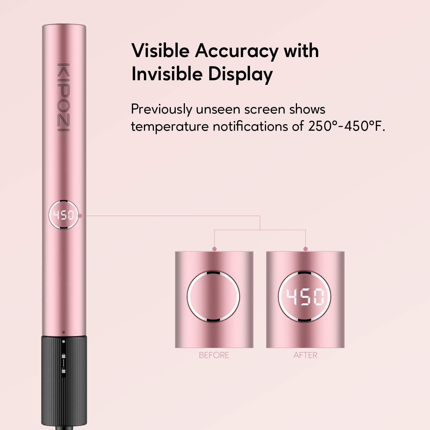 KIPOZI piastra per capelli LCD professionale 30s riscaldamento 3D galleggiante ferro piatto 2 In 1 ferro arricciacapelli strumento per capelli salone di alto livello