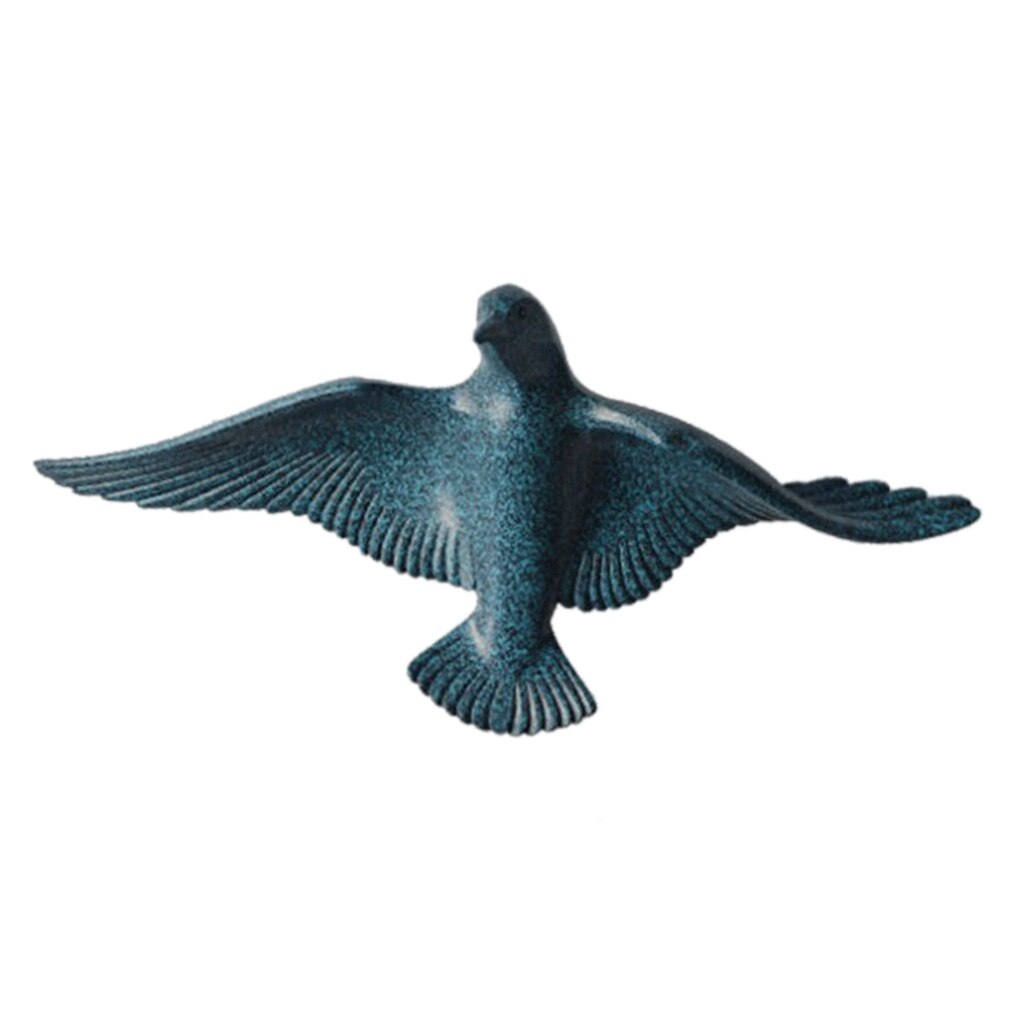 Décorations murales de la mouette en résine | 5 Styles disponibles, chambre à coucher, décoration murale de la maison: D Blue