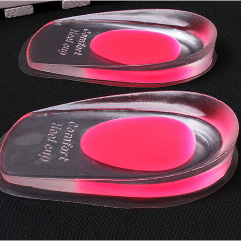 1Pair Silicone Orthopedic Hallux Valgus Height Increase Insoles Massaging Invisible Half Foot Pad Shoe Lift Manicure Pedicure