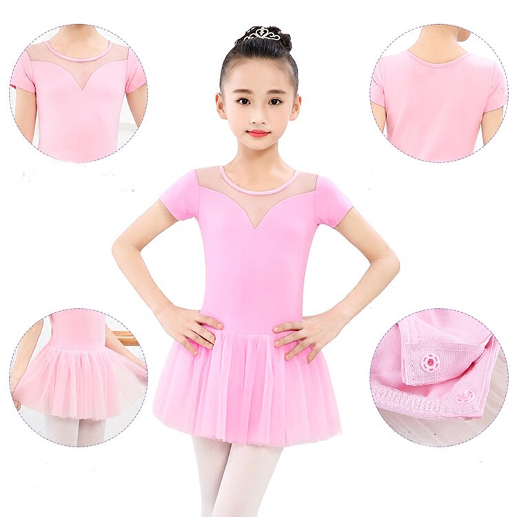 Girl Ballet Dance Dress Girl Leotard Ballerina For Children Dance Clothes Kids Kid Ballet Costumes For Girls Leotard Dance Pink