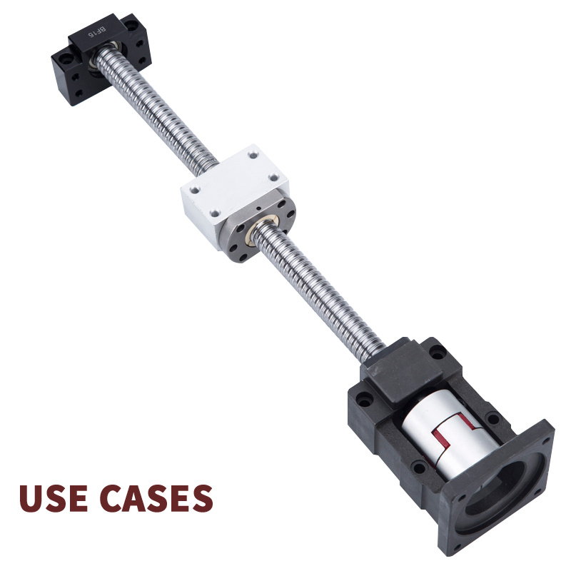 Motor integrated 45 # metal motor base mounting base bracket c7 c5, name 23 24 stepper servo and SFU1204 ball screw