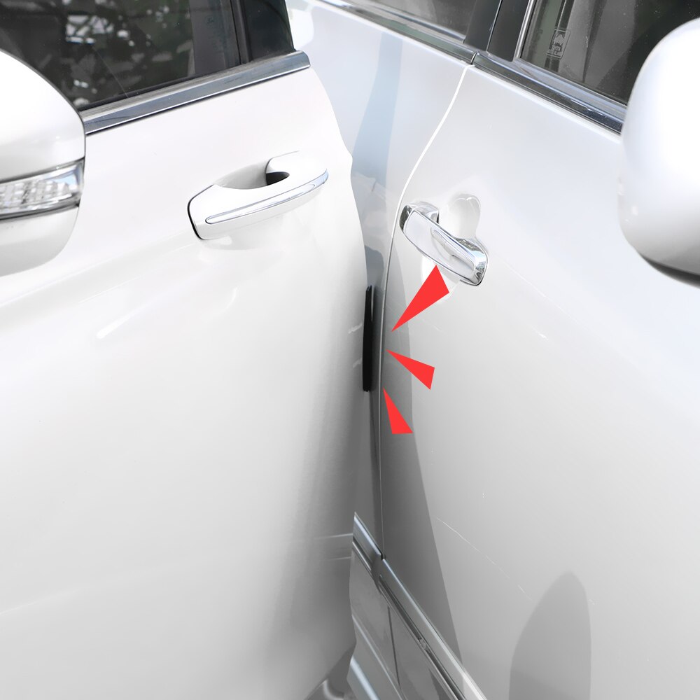 4Pcs/set Car Sticker Door Edge Guards Anti-collision Adhesive Scratch Protector Trim Molding Protection Strip Car Styling