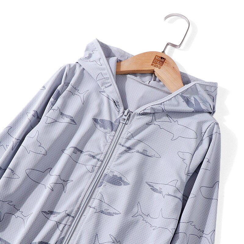 freundlicher sonnenschutz sommer jacke für jungen freundlicher sonnenschutz kleidung kühle dünne atmungsaktive mit kapuze jacke außen Junge sommer kleidung