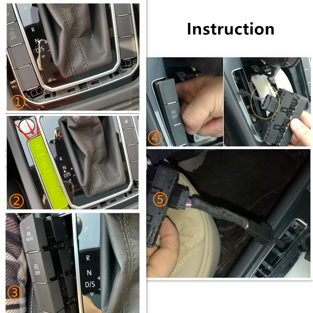 Auto Start Stop Canceller for VW Volkswagen Golf MK7 7.5 MK8 MK6 -2024 Car Stop Start Engine Eliminator Device Disable Cable