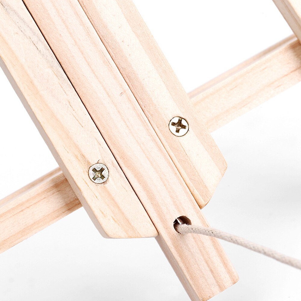 Bærbar mini tre kunst staffeli stativ justerbar vinkel bordmaleri staffeli vise stativ forsyninger til studenter voksne