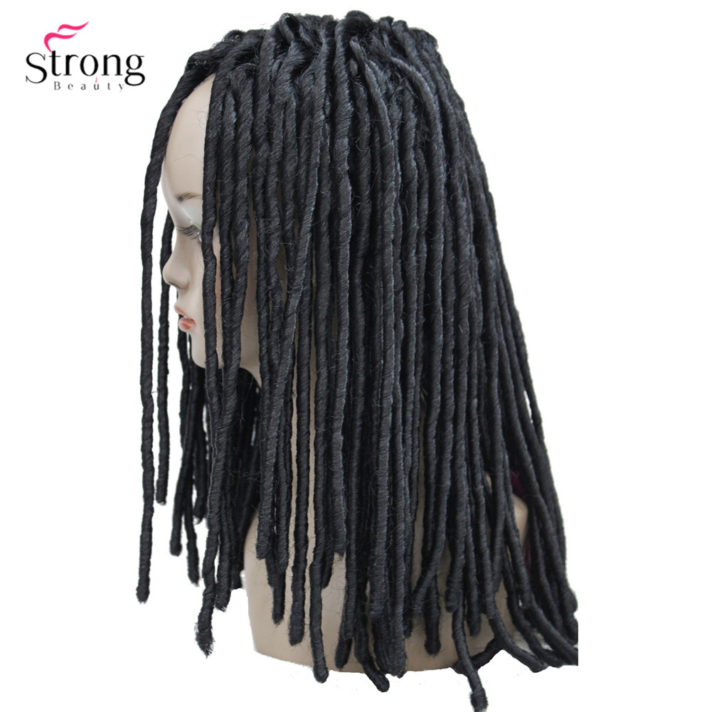 StrongBeauty Twist Haar Viertelnote Zöpfe Perücken Synthetische Dreadlocks Zöpfe Haar Perücke