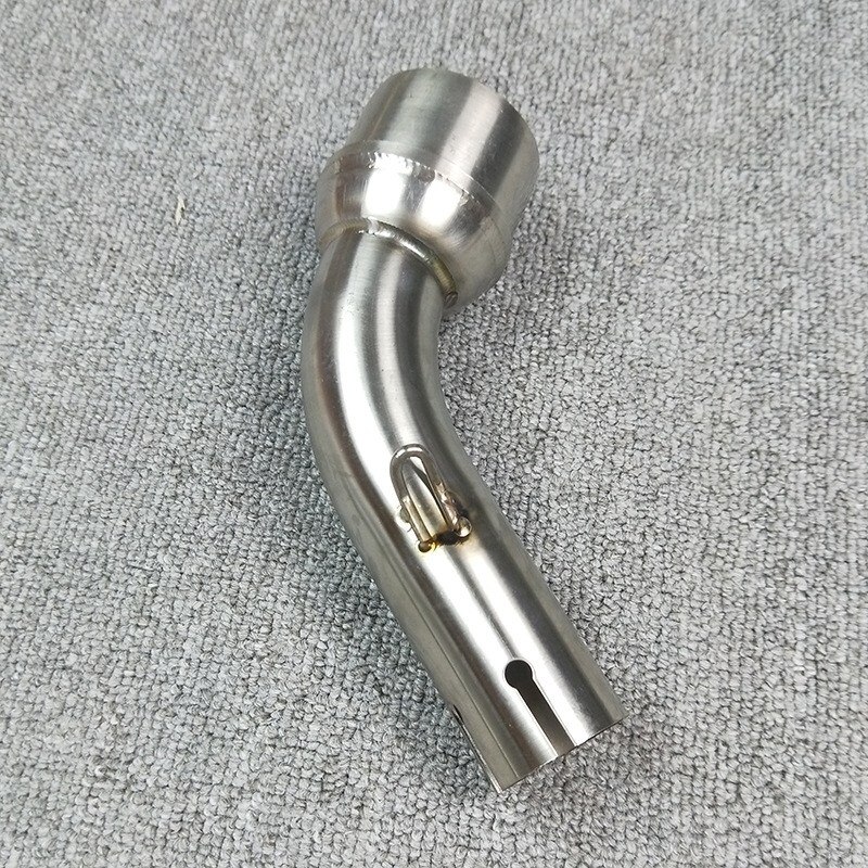 Motorcycle Exhaust Adapter 51MM Slip on Link Pipe Escape Mid Tube Clamp Connector for YAMAHA YZF R25 R30 R3