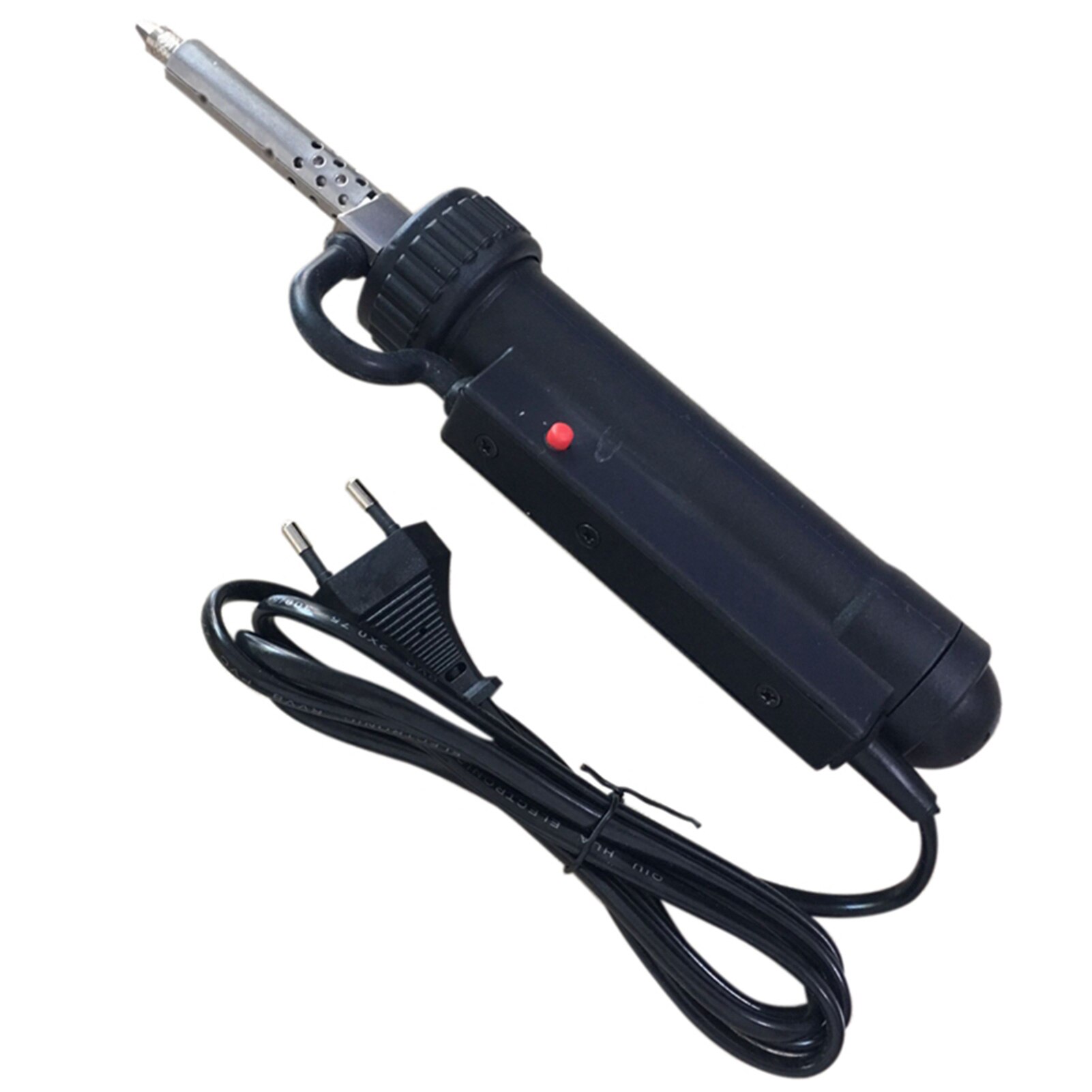 Grote Volume Draagbare Vacuüm Desolderen Pomp Gebruik Reparatie Tool Thuis Volautomatische Stabiele Elektrische Soldeer Sucker Met Nozzle: Black