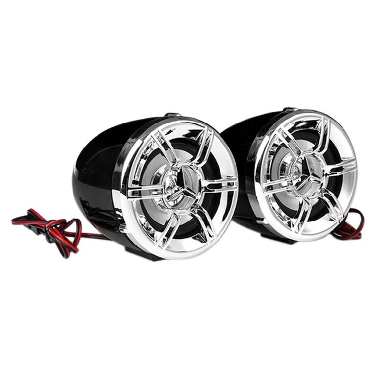 Altavoces estéreo con Bluetooth para motocicleta, reproductor de MP3, resistente al agua, sistema FM o USB/TF para Motor, Scooter, bicicleta, ATV, UTV