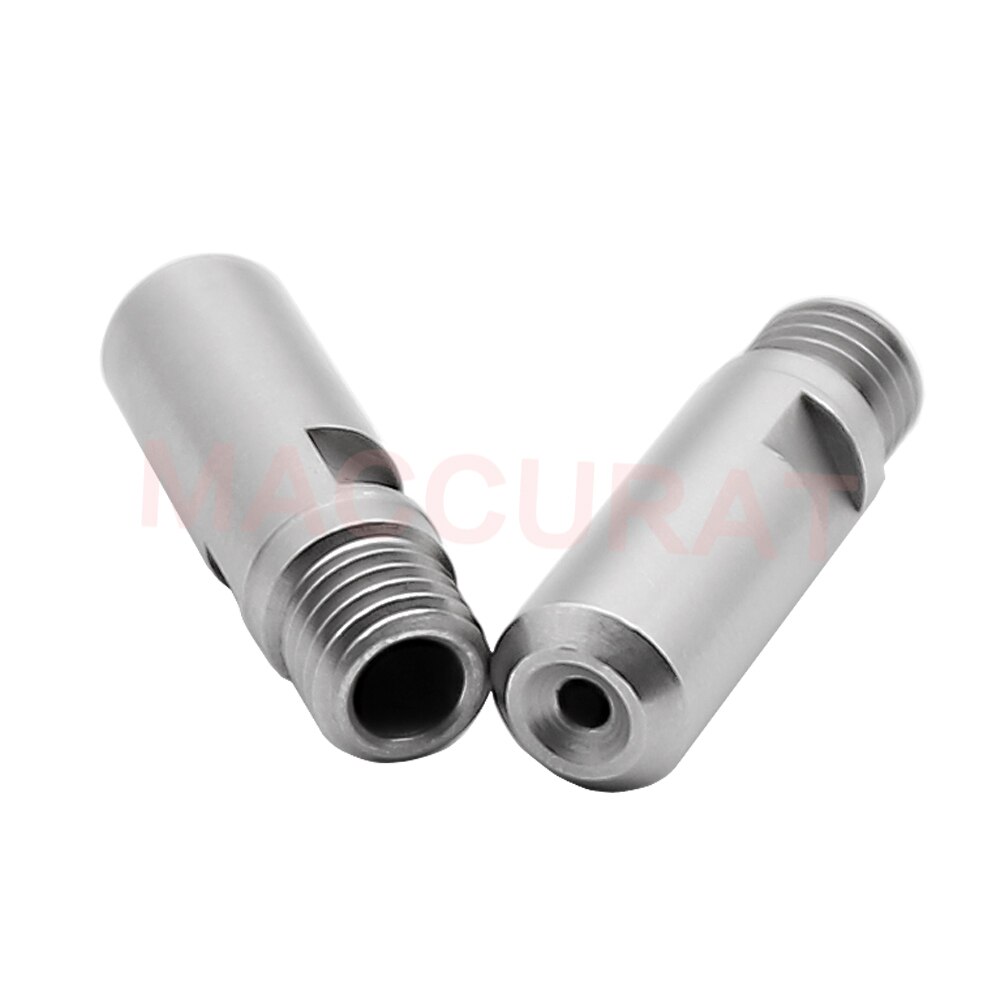 1/2/5PCS 3d printer accessories mk10 throat M7 thread Throat Barrel with PTFE tube pipes For MAKERBOT 2 3D Printer