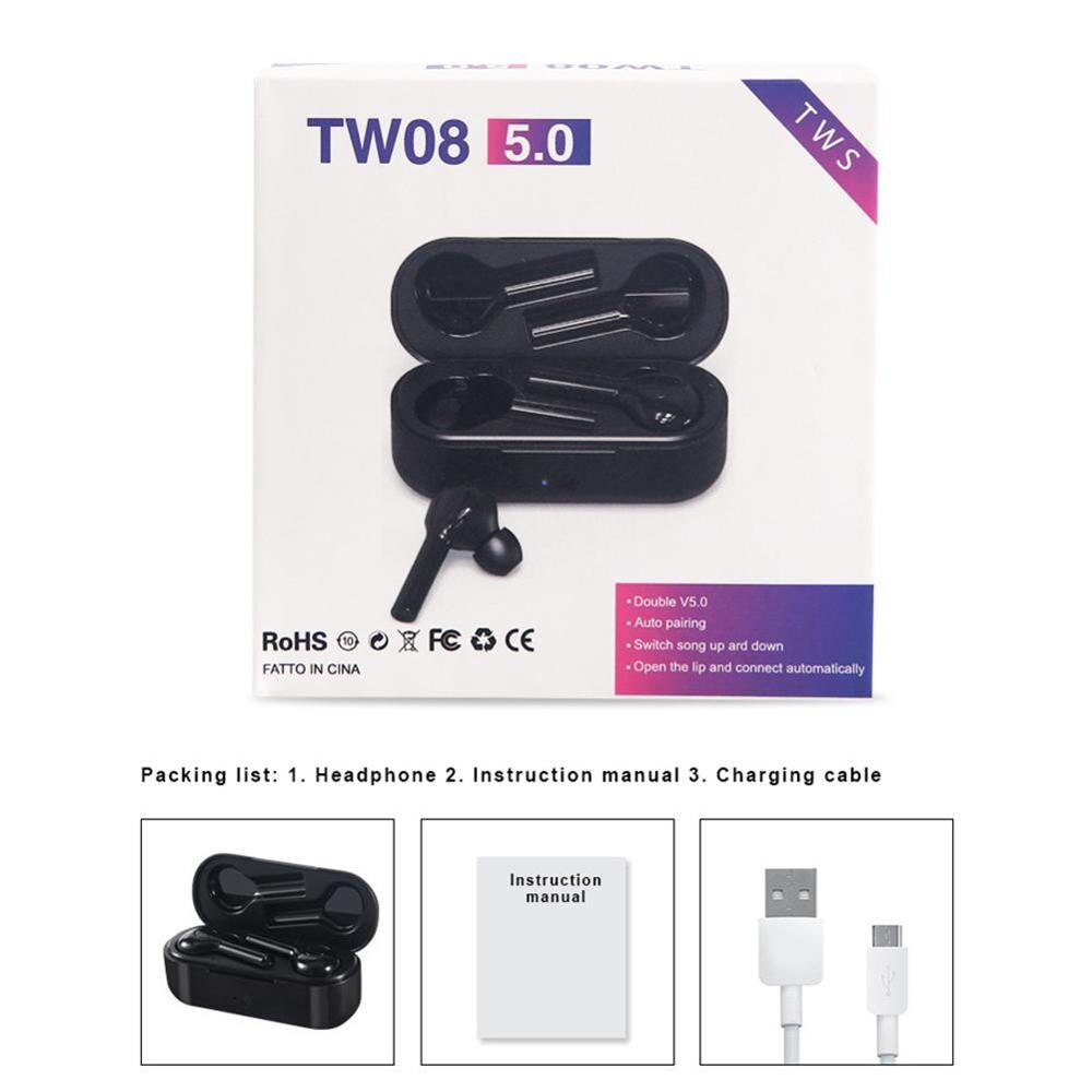 Translation Earphones TWS Bluetooth 5.0 Earphone Stereo Noise Reduction Wireless Earphone Sports Headset With Charging Bin