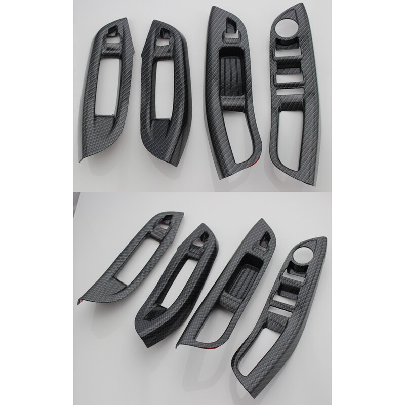 4 Stuks Carbon Abs Autoruit Lifter Panel Frame Dec... – Grandado