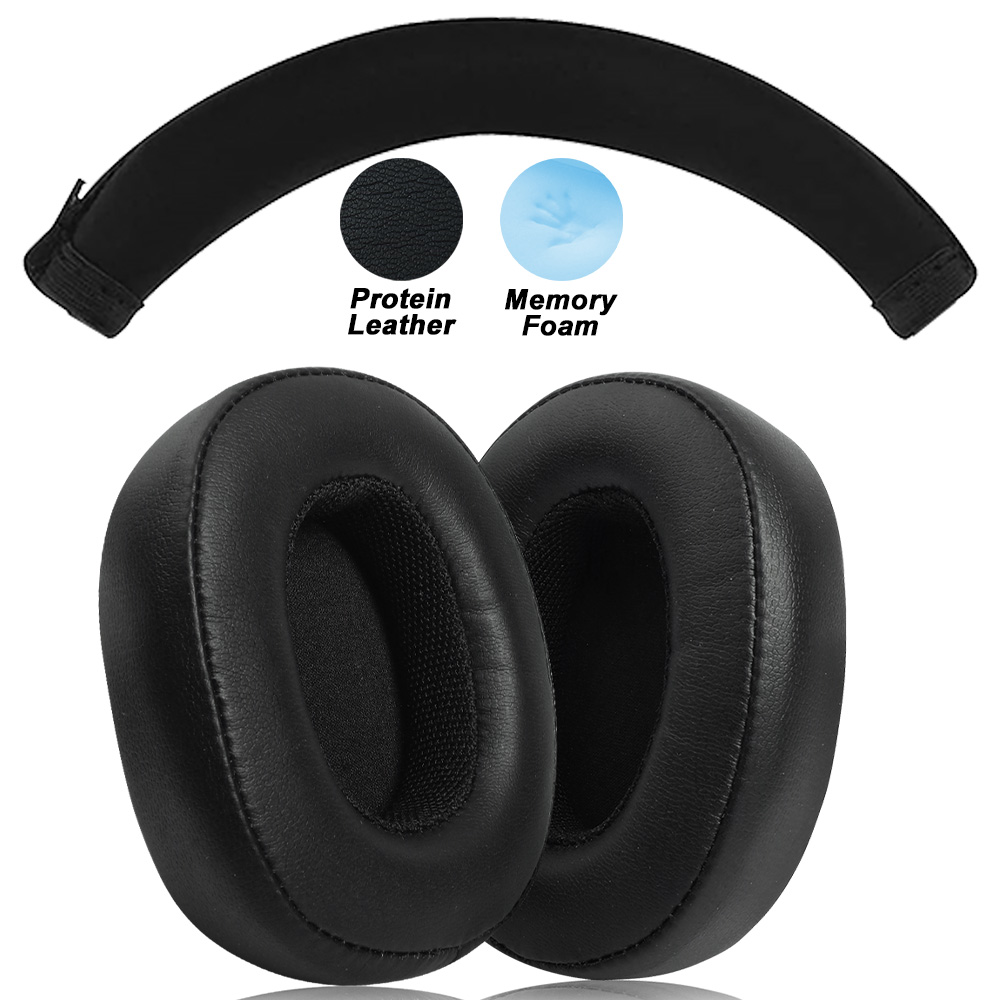 Almohadillas de auriculares para Edifier W600 660BT W800BT W830 W800X W808BT K800 K830 K815P K841P almohadillas de repuesto orejeras Memor: Marfil