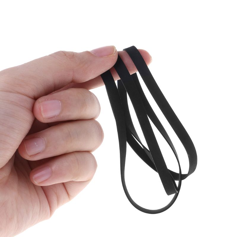 45-120mm universele, diverse, veel voorkomende platte rubberen riemen, mix cassettebandjes, bandjes voor recorders, walkman cd dvd-drives, draaitafels