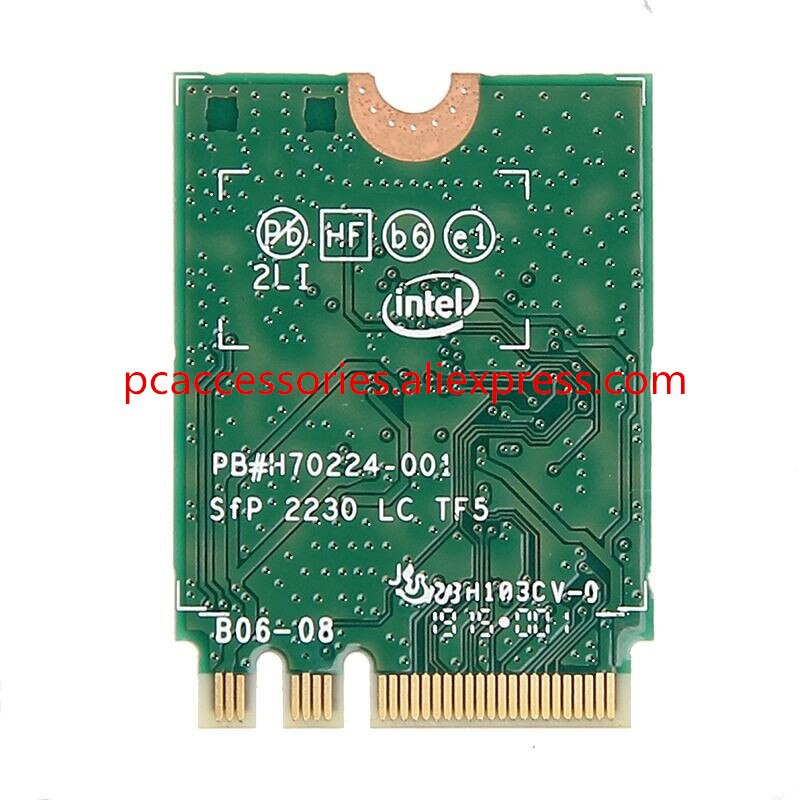 Intel Wireless-ac 8260 8260ngw Ngff Dual Band Card 802.11a/b/g/n/ac 867mbps + Bluetooth 4.2 Wifi Card 7260 7265ac Fast Ethernet