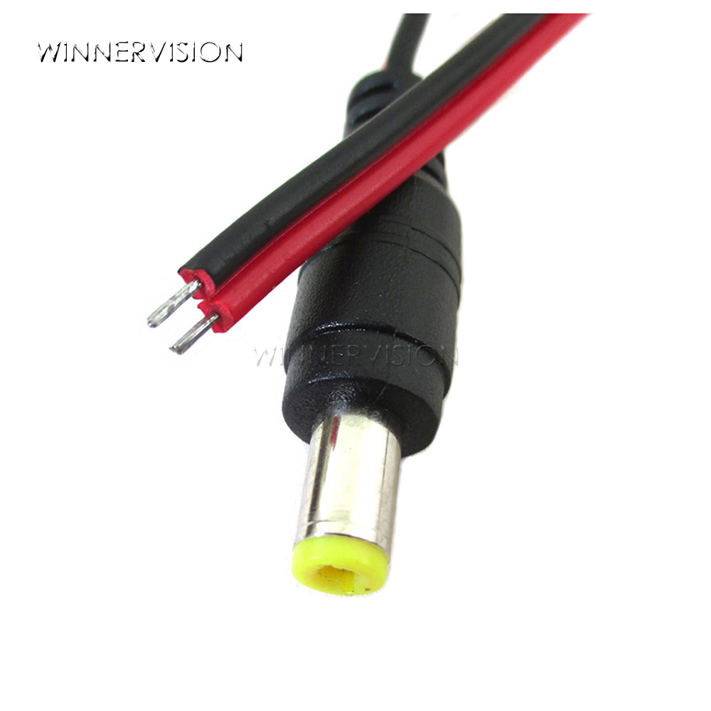 WINNERVISION 2.1x5.5mm stekker 12 V DC Power Connector Pigtail kabel jack voor Beveiliging Video CCTV Surveillance Camera Freeship