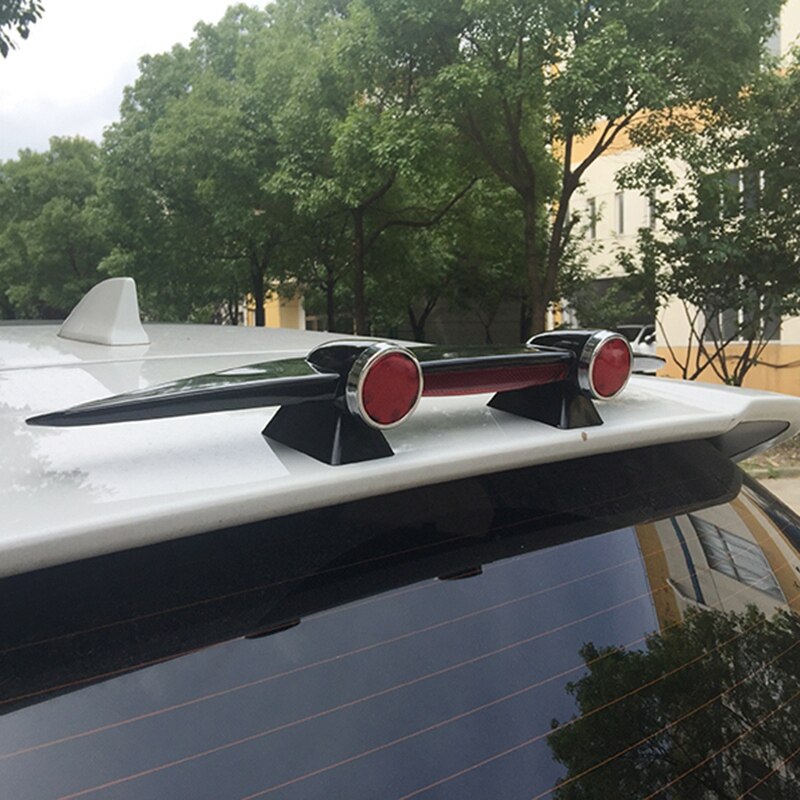 Bil mini spoiler vinge bagspoiler lille fly empennage model uden perforering universal hale dekoration biltilbehør