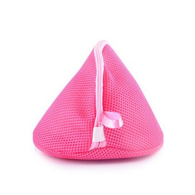 Laundry Bag Special Zipper Mesh Washing Machine Dedeformation Dewatering Bag to Dry the Household Machine Washing Inner Bag: Pink