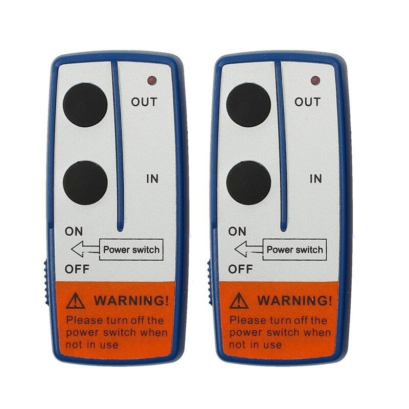 12V Recovery Wireless Winch Remote Control 2 Handset Switch For JEEP ATV SUV