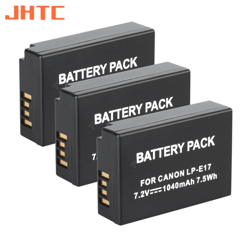 LP-Batería de LP-E17 E17 LPE17 para cámara, 1040mAh, para Canon EOS 200D, M3, M6, 750D, 760D, T6i, T6s, 800D, 8000D, Kiss, X8i