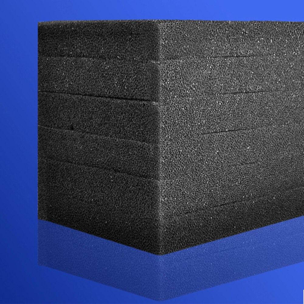 1 Tas Praktische Biochemische Katoen Spons Aquarium Filter Aquarium Vijver Zwarte Spons Tank Filter Accessoires